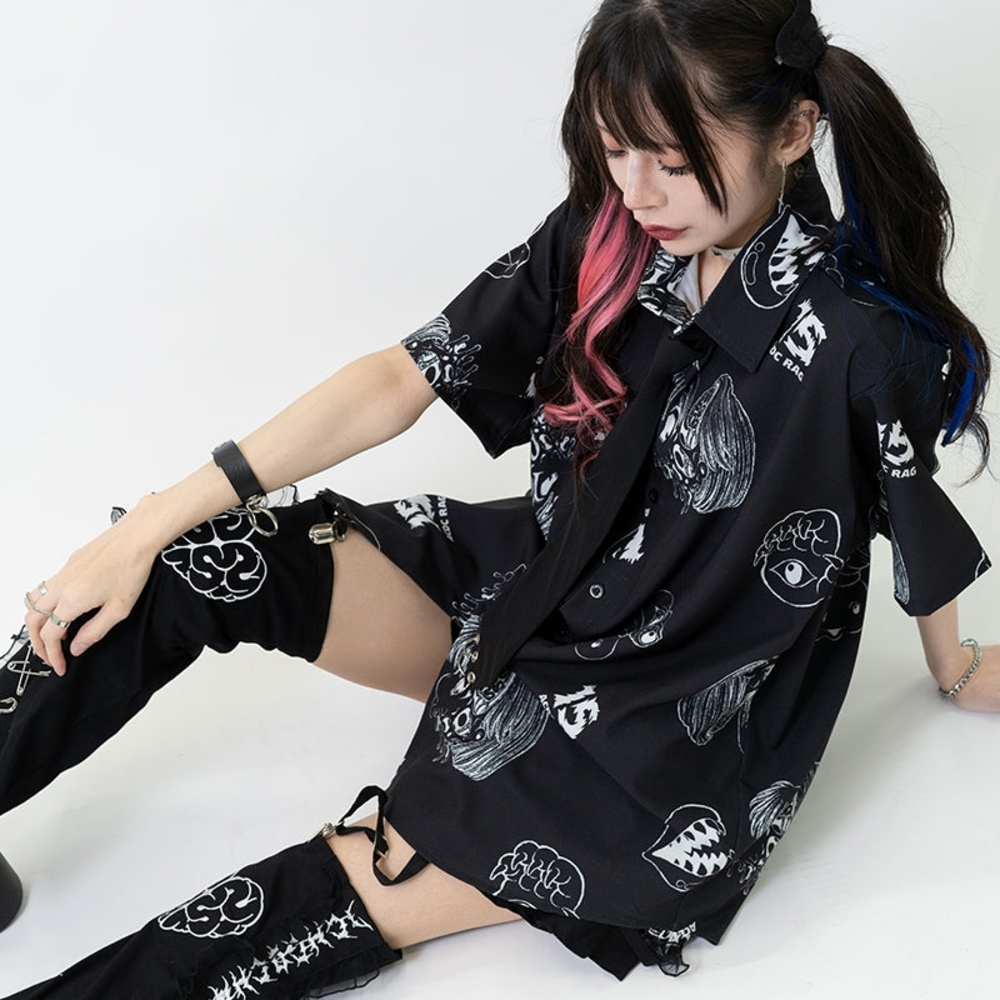 AC/DC Black Button Down Shirt